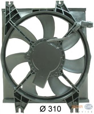 Ventilator, condensator airconditioning 8EW 351 034-531