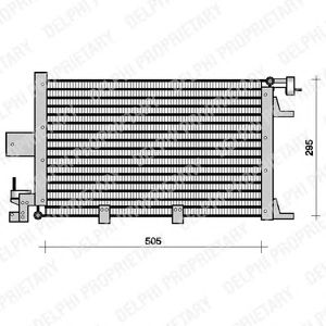Condenser, air conditioning TSP0225053