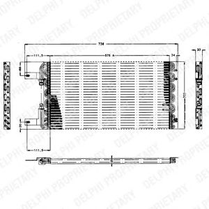 Condenser, air conditioning TSP0225168