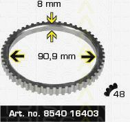 Sensor Ring, ABS 8540 16403