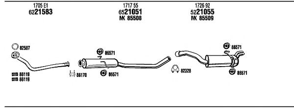 Exhaust System CIT04746A