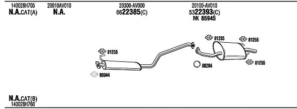 Exhaust System NIH16276A