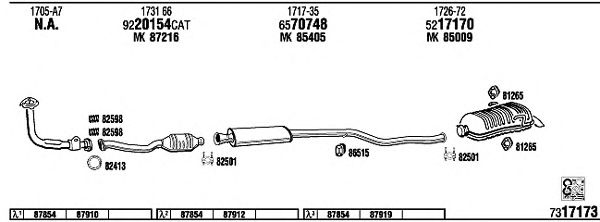 Exhaust System PE10632