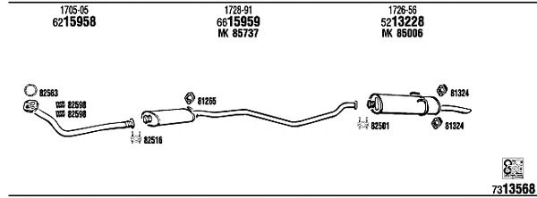 Exhaust System PE40529
