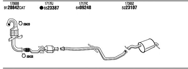 Exhaust System PET18015A