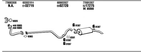 Exhaust System RE21057