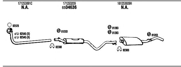 Exhaust System VW20423