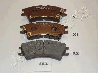 Brake Pad Set, disc brake PA-583AF