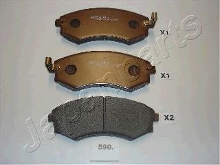Brake Pad Set, disc brake PA-590AF
