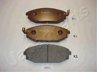 Brake Pad Set, disc brake PA-H01AF