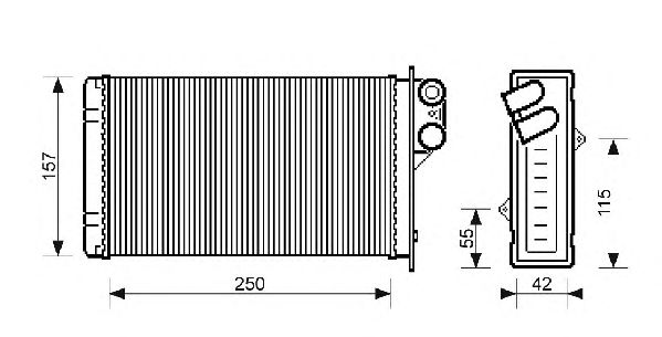 Heat Exchanger, interior heating QHR2002