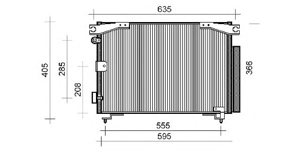 Condensator, airconditioning QCN347