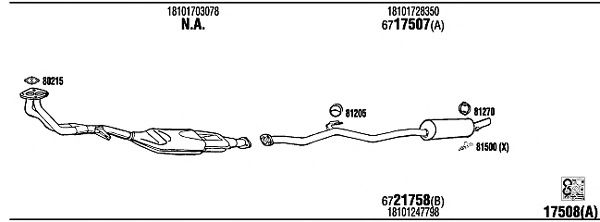 Exhaust System BW51803A