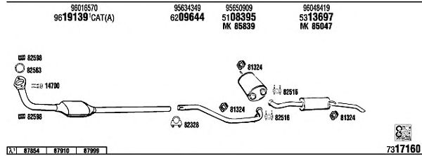 Exhaust System CI10066A