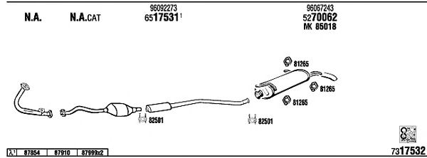 Exhaust System CI15026