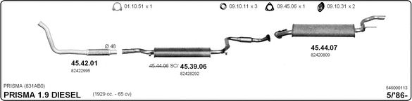 Exhaust System 546000113