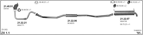Exhaust System 514000212
