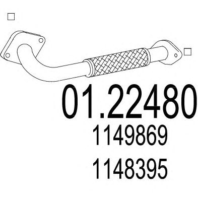 Exhaust Pipe 01.22480