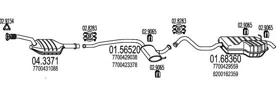 Exhaust System C280151006701