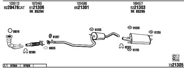 Exhaust System FO20282