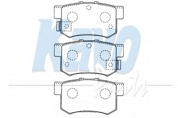 Brake Pad Set, disc brake BP-2043
