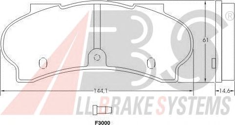 Brake Pad Set, disc brake 36092