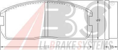 Brake Pad Set, disc brake 36178