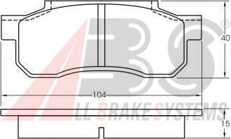 Brake Pad Set, disc brake 36551