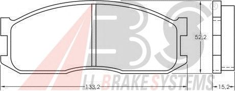 Brake Pad Set, disc brake 36642