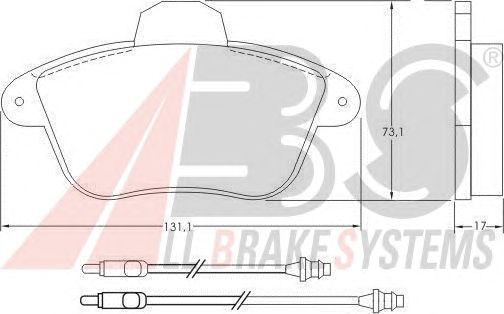 Brake Pad Set, disc brake 36765