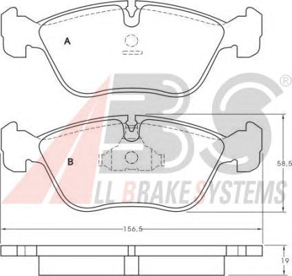 Brake Pad Set, disc brake 36783