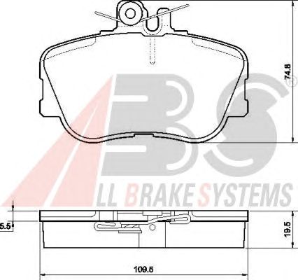 Brake Pad Set, disc brake 36838
