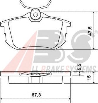 Brake Pad Set, disc brake 36950