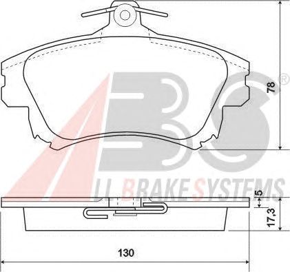 Brake Pad Set, disc brake 37020