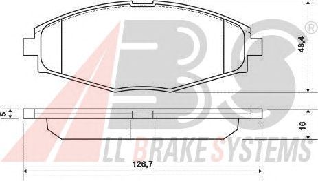 Brake Pad Set, disc brake 37139