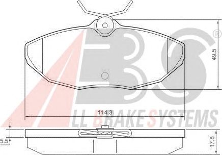 Brake Pad Set, disc brake 37178