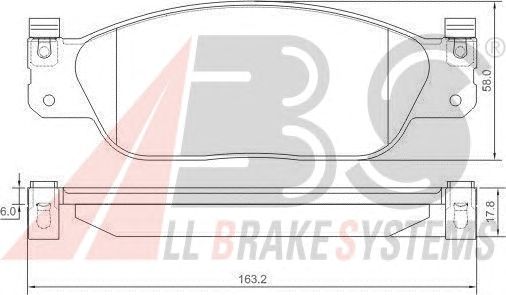 Brake Pad Set, disc brake 37179