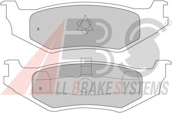 Brake Pad Set, disc brake 38512
