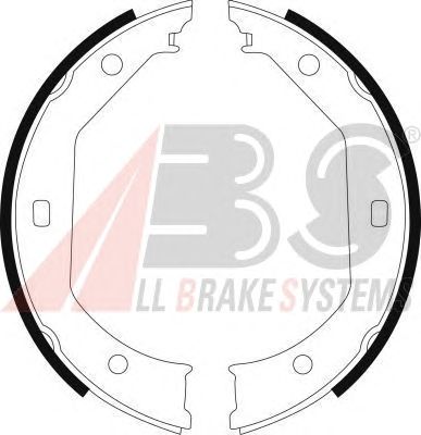 Brake Shoe Set, parking brake 8973