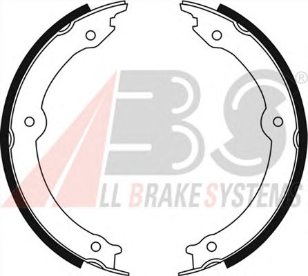 Brake Shoe Set, parking brake 9313