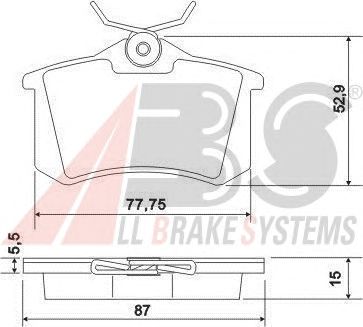 Brake Pad Set, disc brake P 85 017
