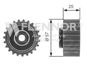Deflection/Guide Pulley, timing belt FU73593