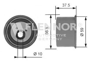 Deflection/Guide Pulley, timing belt FU99298