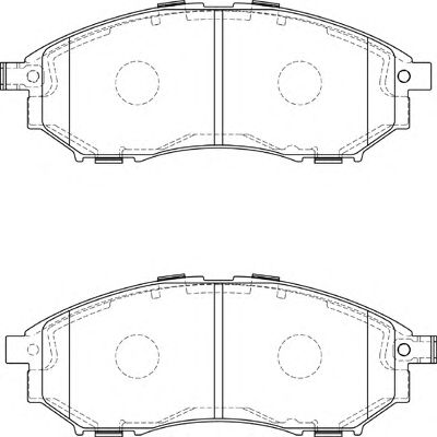 Brake Pad Set, disc brake FD7387A