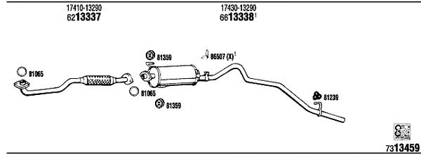 Exhaust System TO87704