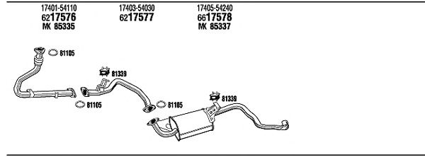 Exhaust System TO89009