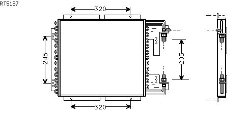 Condensator, airconditioning RT5187