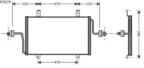 Condensator, airconditioning RT5279