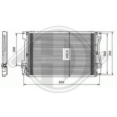 Condensator, airconditioning 8762100