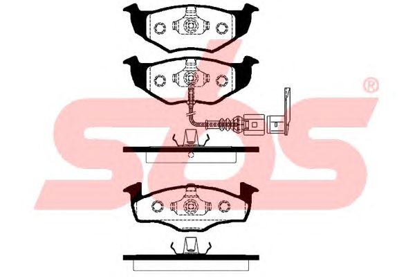 Brake Pad Set, disc brake 1501224778